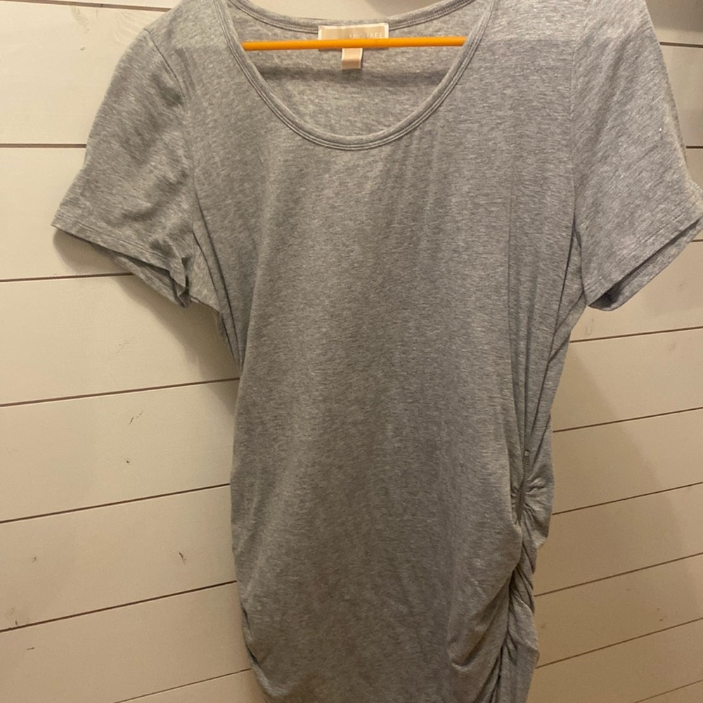 Michael Kors shirt with cute silver zipper on the side. Size-L